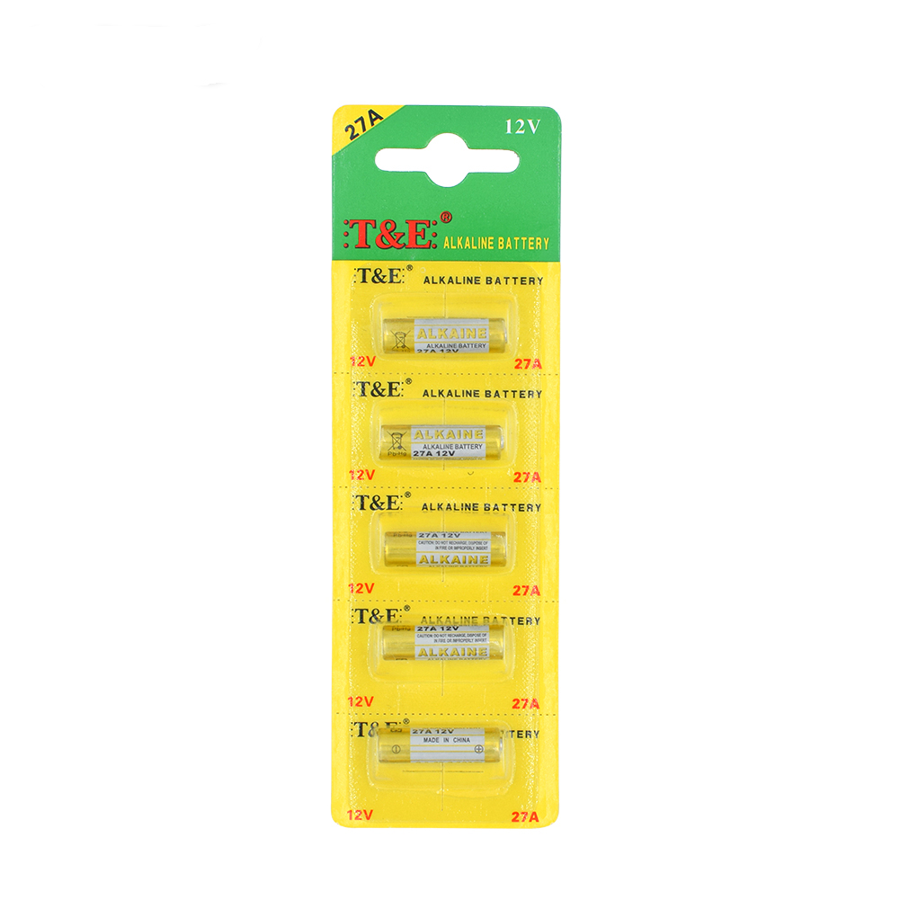 5x 12v 27A Remotes Controllers Battery G27A MN27 MS27 GP27A A27 L828 V27GA ALK27A A27BP K27A VR27 R27A Alkaline Dry Batteries
