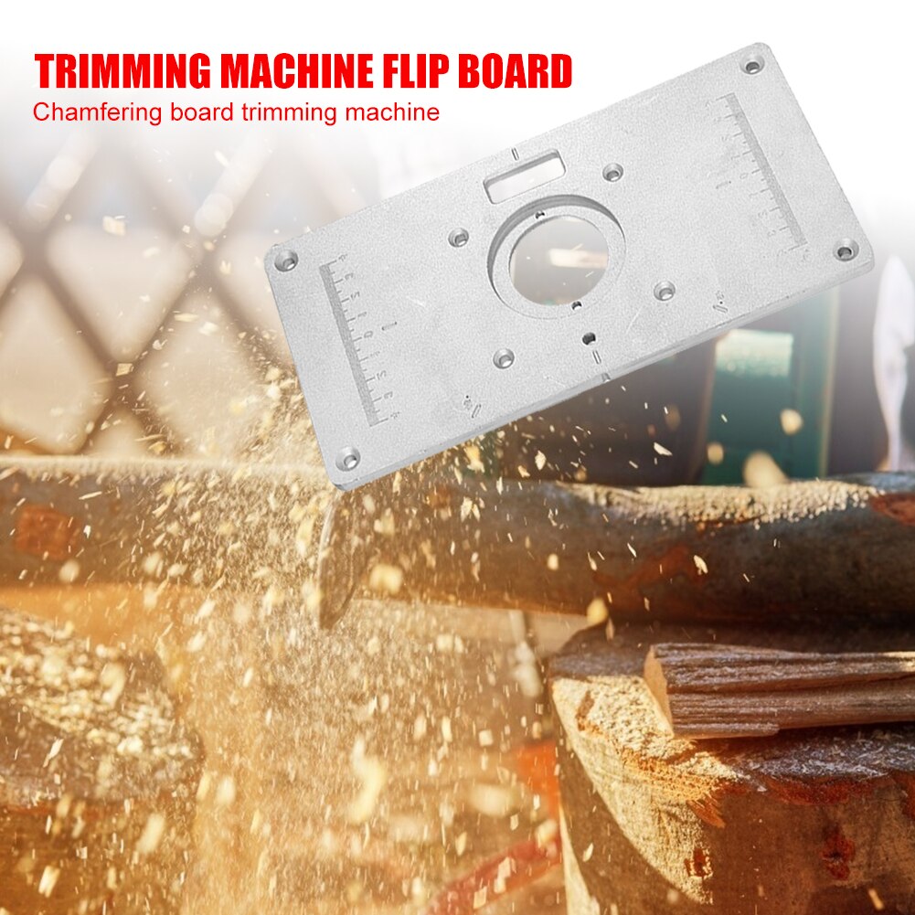 Woodworking Benches Trimmer Insert Plate Machine Easily Carrying Milling Aluminium Router Table Lightweight Gadgets