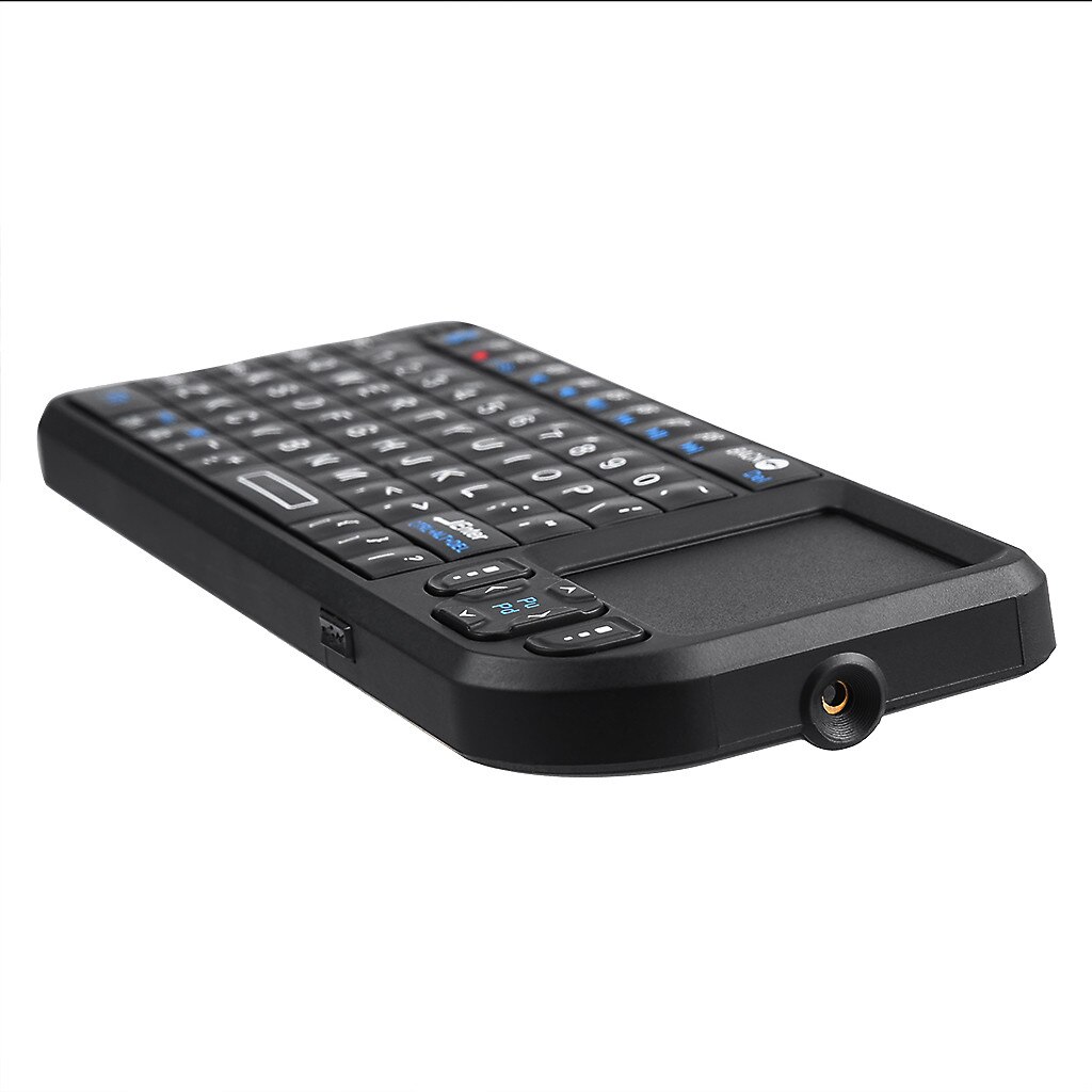 Blueteeth Wireless Mini Touchpad Toetsenbord Met Licht Toetsenbord Voor Htpc PS3PS4 Oplaadbare Toetsenbord Gaming Toetsenbord