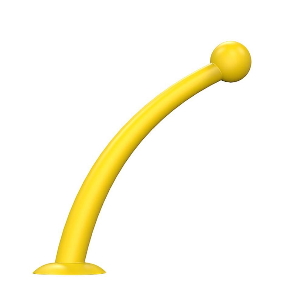 Antenne pour casque de moto, 1 pièce, ventouse pour bébé, abeille, escargot, tentacules, cornes, accessoires décoratifs, ventouse, décoration douce: yellow