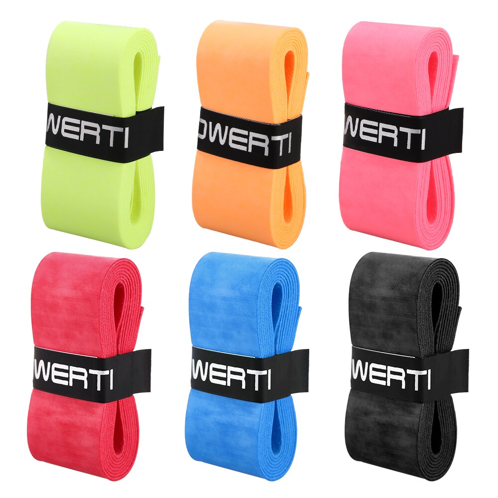 6Pcs Mixed Color Tennis Racket Grips Anti-skid Badminton Racquet Grips Overgrip Sweatband Racquet Overgrip