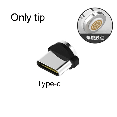 Złącze kabla magnetycznego Adapter kabla telefonu komórkowego Końcówki magnetyczne Micro USB Magnetyczna wtyczka ładowarki Adapter magnetyczny typu C: Różowy