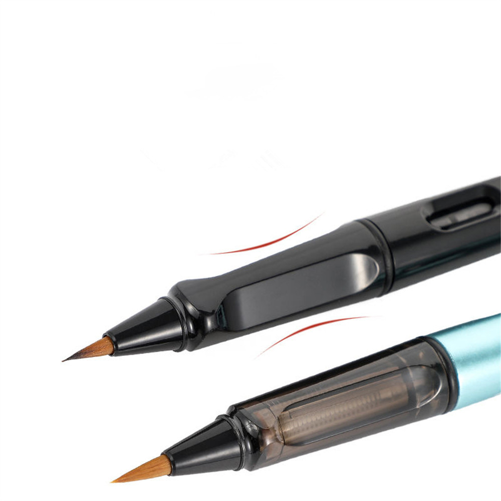 Luxury 444 Colour Calligraphy Brushes Fountain Pen Watercolor Brush pens Drawing Art student stationery supplies