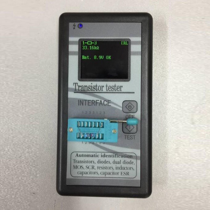 THGS Kleur TFT LCD Transistor Tester Diode Triode Capaciteit Meter LCR ESR