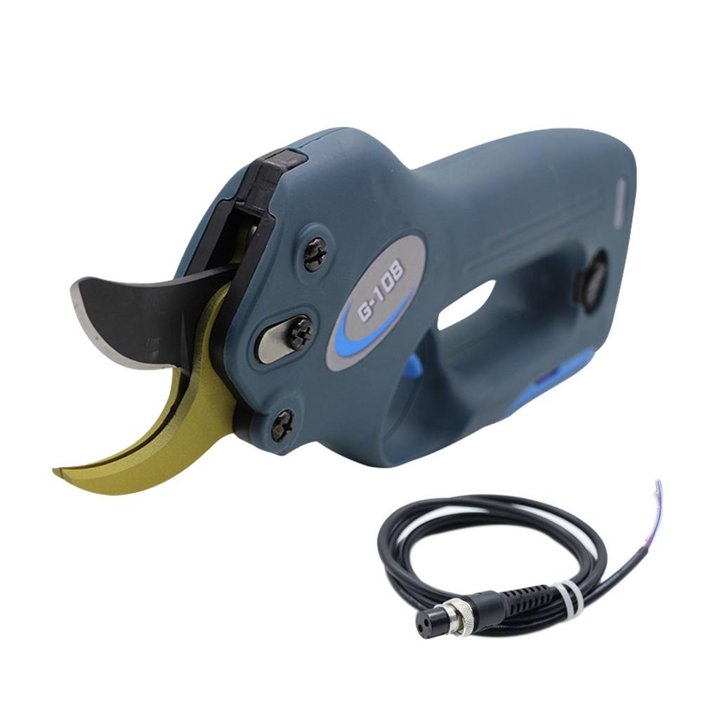 Podadoras eléctricas con cable, tijeras de podar inalámbricas con dos baterías de litio recargables, diámetro de corte de 25mm, podadoras para jardín: 02