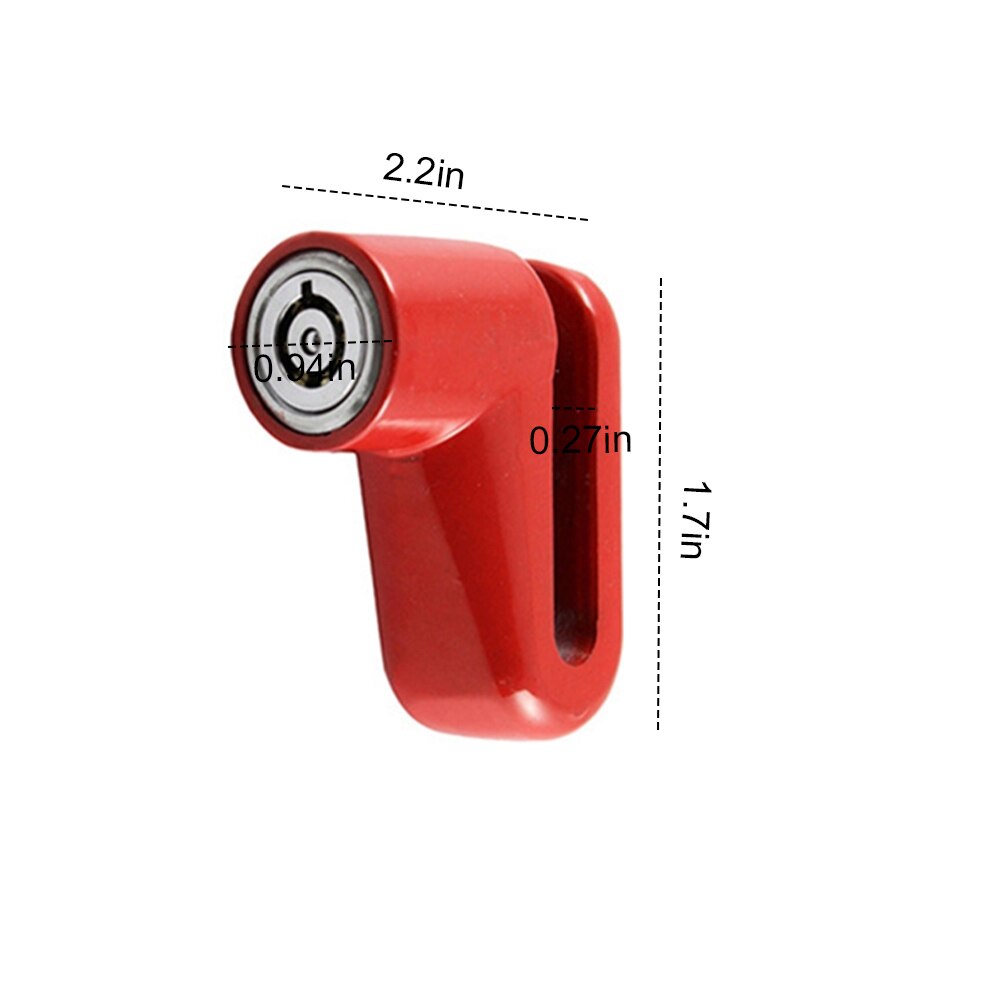 1pc anti diefstal schijf jarru roottorin lukko voor skootteri fiets veiligheidsslot voor ulkomoottori fiets fietsen tarvikkeet