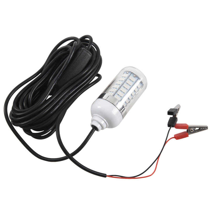 12V LED Green Underwater Submersible Night Fishing Light Crappie Shad Squid Boat Fishing Light: Default Title