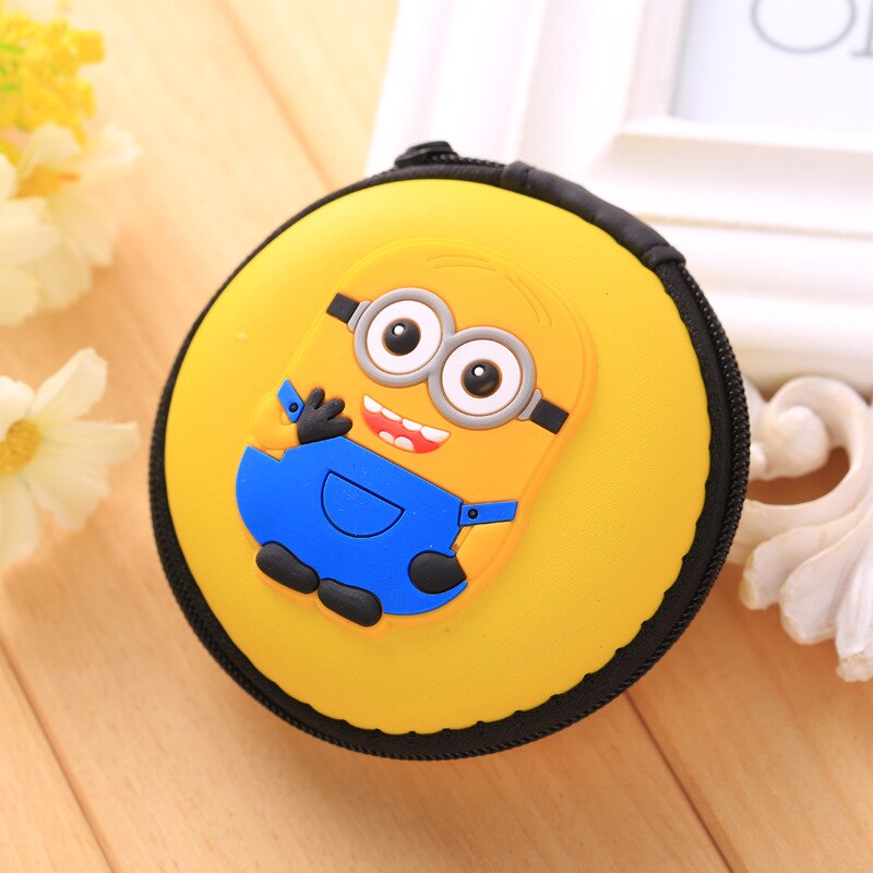 lovely Cartoon Mini Zipper Protective Headphone Case Pouch Earphone Storage Bag Soft Headset Earbuds Box USB Cable headset bags: 13