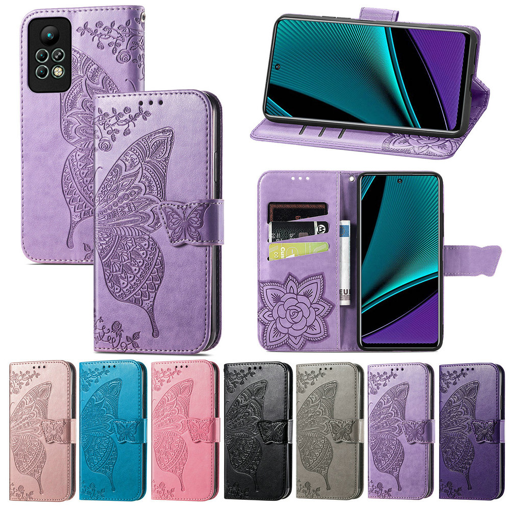 Voor Infinix Note11 Pro Flip Case 3D Vlinder Portemonnee Boek Funda Infinix Note 11 Pro Case Luxe Lederen 360 Beschermen telefoon Cover