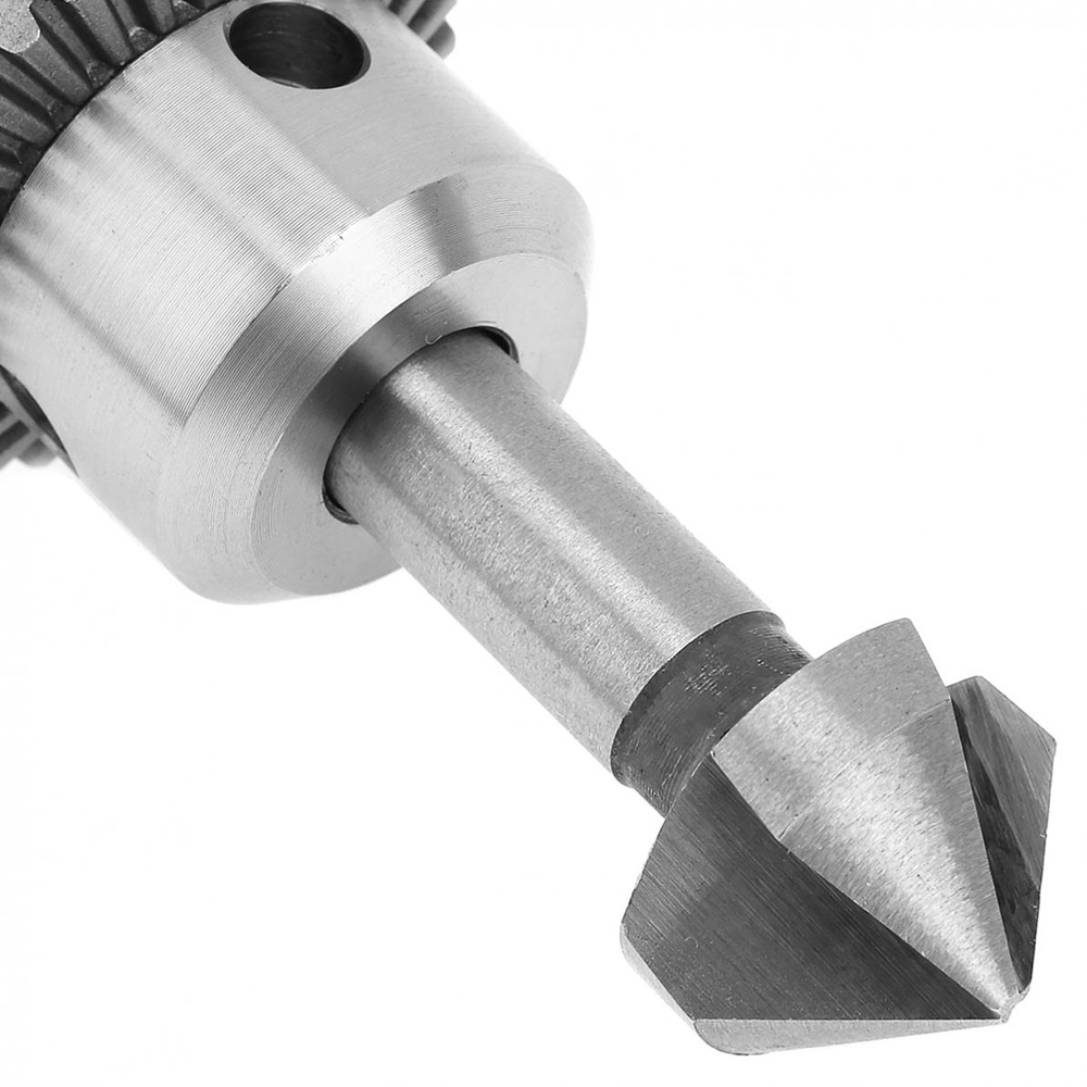 Broca avellanadora de 3 flautas, herramientas de biselado de 90 grados, cortador de chaflán, brocas para placa de aluminio de acero inoxidable, 1 ud.