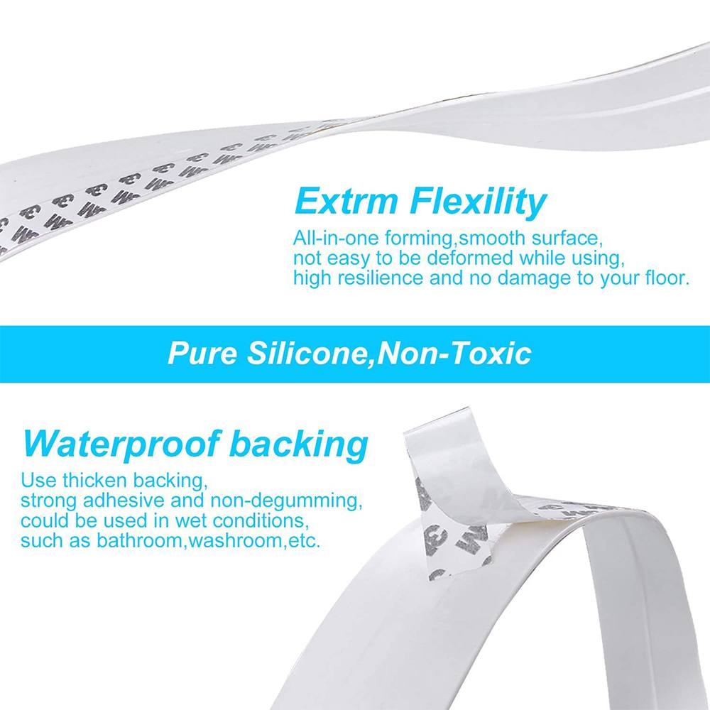 3M Self Adhesive Seal Strip Silicone Door Window Bottom Draught Dustproof Weatherstrip Insect control Sealing Tape