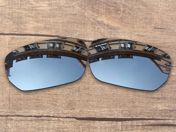 Vonxyz 20+ Color Choices Polarized Replacement Lenses for-Oakley Style Switch Frame: Chrome Mirror