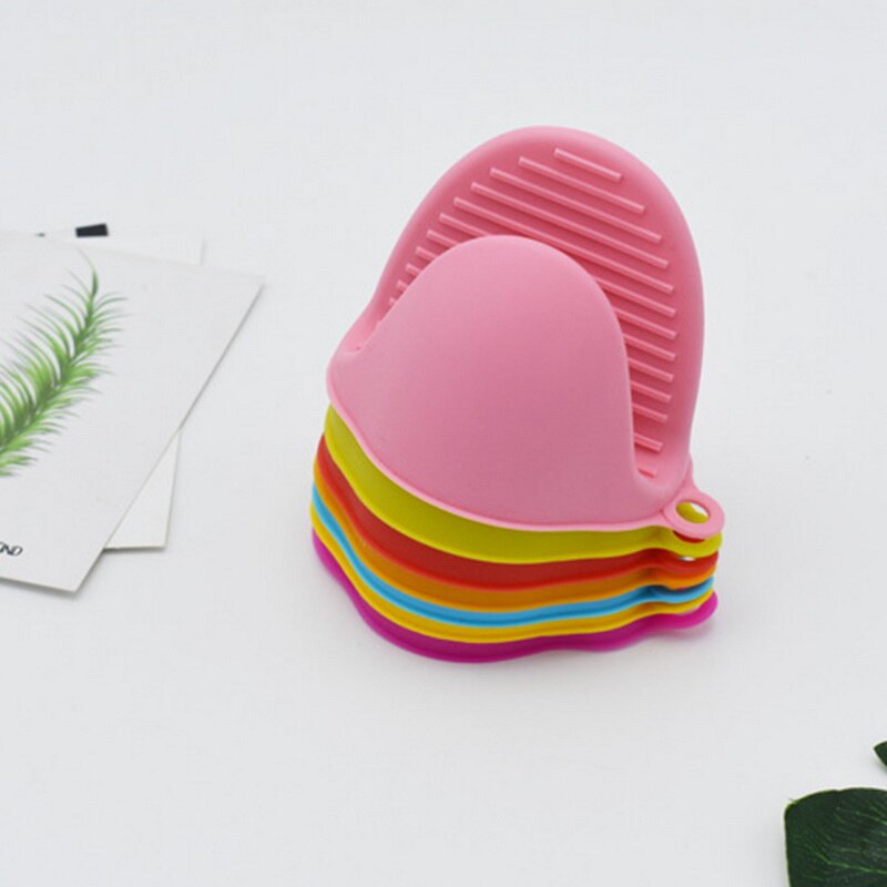 Cuisine cuisson Gel de silice isolation thermique pince Anti échaudage gants antidérapants ménage bol four four à micro-ondes outils pratiques