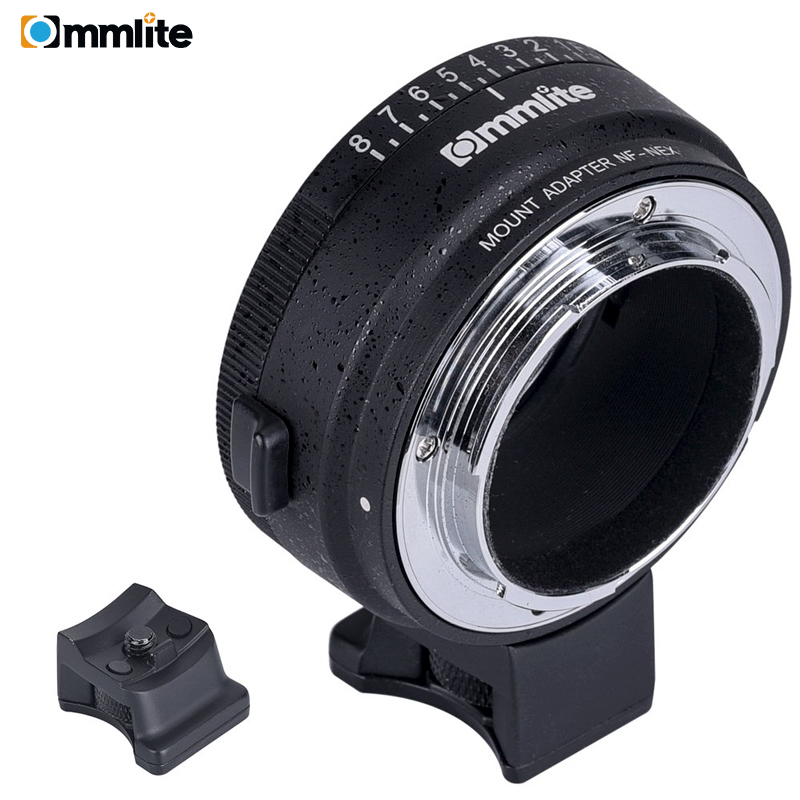 Commlite CM-NF-NEX Handmatige Focus Lens Mount Adapter Ring voor Nikon G, F, EEN, IK, S, D Lens te gebruiken voor Sony NEX E Mount Camera &#39;S