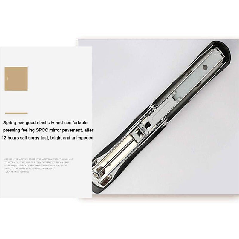 HUISHENG Stapler, with 1000 Staples, Desk Stapler, Office Staplers, Staples for School, Home,Office Supplies HS550-30
