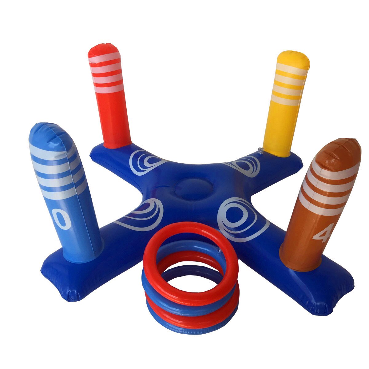 10Pcs Funny Kids Outdoor Speelgoed Sport Hoepel Ring Toss Plastic Ring Toss Quoits Tuin Spel Zwembad Speelgoed Outdoor Fun set Drijvende Speelgoed