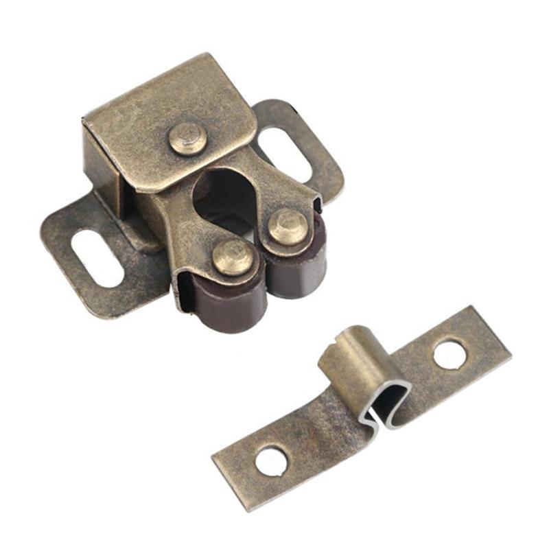 Home Kitchen Drawer Cabinet Cupboard Door Stop Closer Stoppers Damper Buffer Wardrobe Cabinet Catches Door Clasp Hardware: Bronze