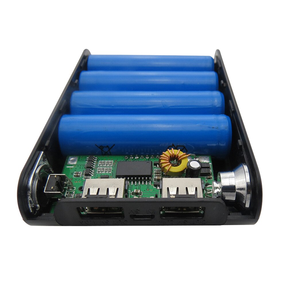 LED5V 12000mah Dual USB Energie Bank 18650 Batterie Ladegerät fallen DIY Kasten Für Telefon DIY Energie Bank