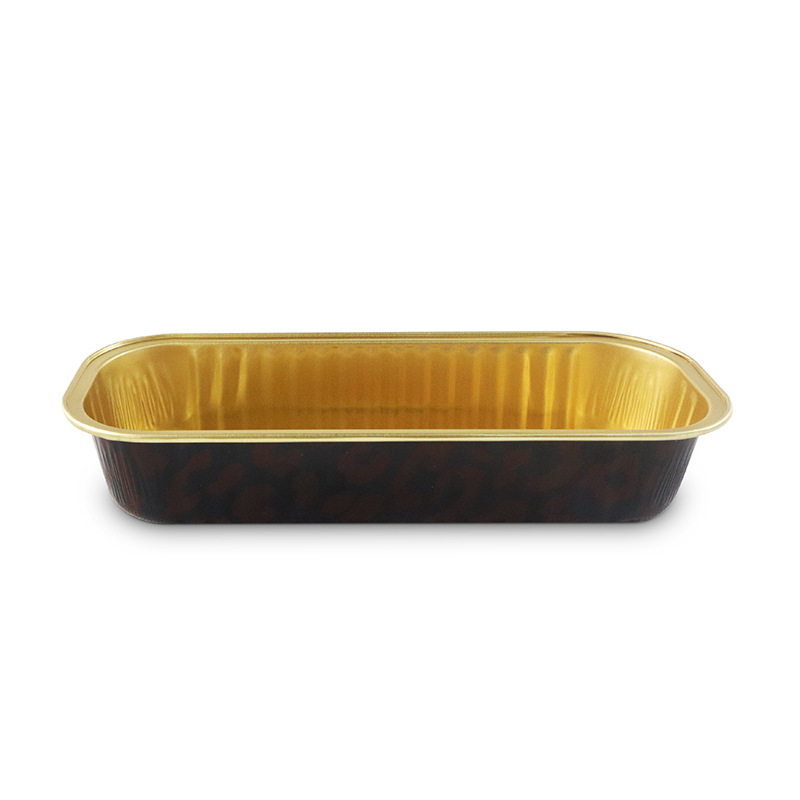 100szt. aluminium folia pieczenie ciasto skrzynka kolorowy prostokątny mały cyna Cupcake pieczenie patelnia pudding skrzynka ser deser Puchar Pakiet Boxs