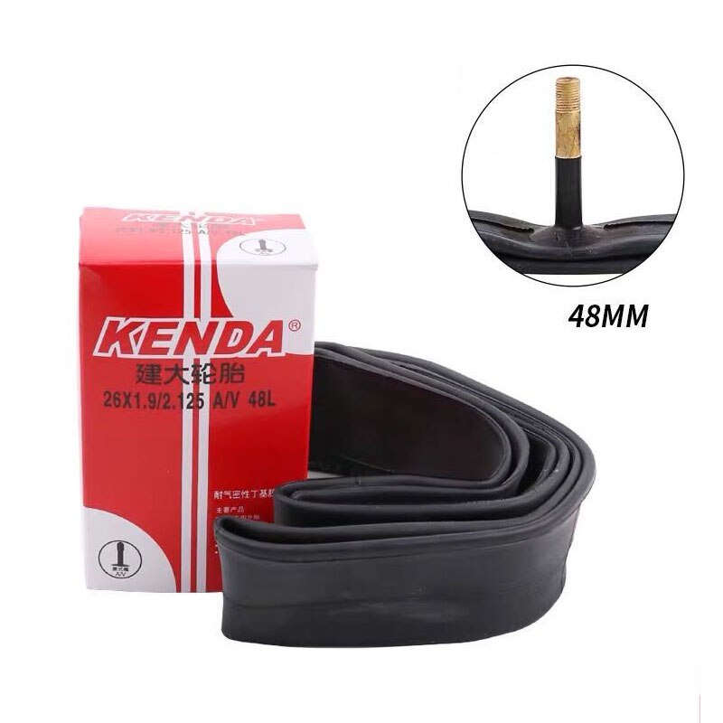 KENDA MTB 26 inch Tube 26×1.95/2.125 2.3/2.4 26 Bike Inner Tube: 26x1.9-2.125C AV 48