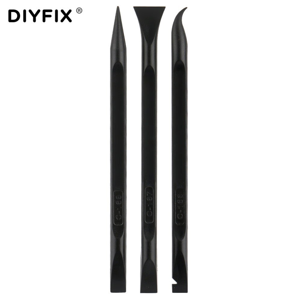DIYFIX 3 stks 6 "ESD Veilig Zware Plastic Spudger Set voor Mobiele Telefoon Tablet Opening Repair Tool Duurzaam anti-statische Spudger