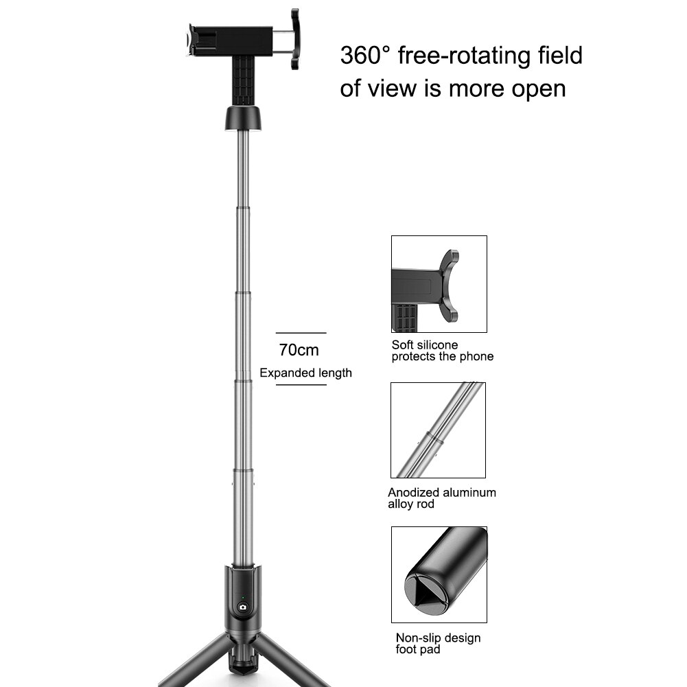 Statief Monopod Selfie Stok Bluetooth Met Knop Selfie Stick Voor Samsung Note 8 9 S9 Selfie Stick Voor Iphone 6 7 8 Plus