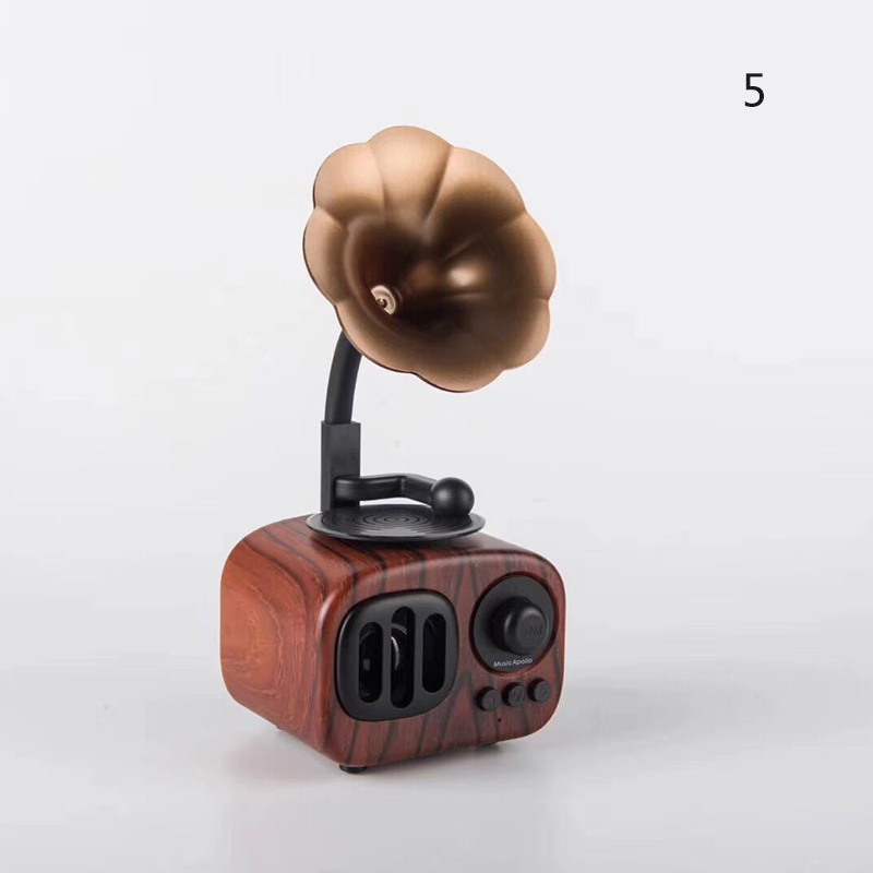 Bluetooth Computer Speaker Retro Laptop Speaker Draadloze Speakers met HD Audio Stereo ingebouwde Microfoon ING