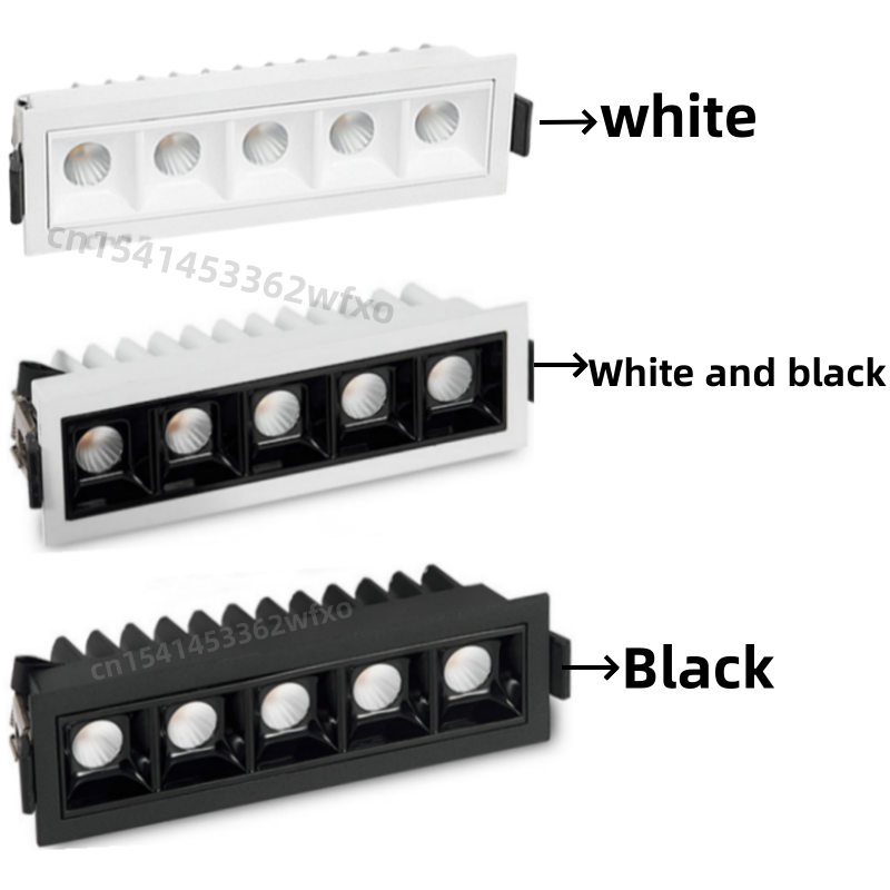 LED downlight Spotlight spuitgieten 2W4W6W10W20W30W hemel lantaarn COB raster lamp plafondlamp woonkamer interieur verlichting lamp