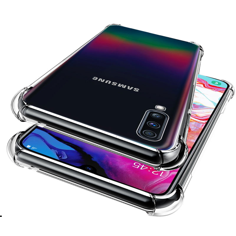 Cassa Antiurto per Samsung Galaxy A70 A50 A40 A30 A20 A10 A60 A90 A80 Del Telefono Del Silicone Custodie su per Samsung m10 M20 M30 M40 Borsette