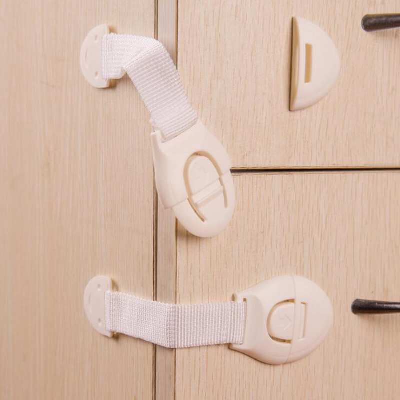 10Pcs/Lot Baby Drawer Lock Children Security Protection Drawer Door Locks Cabinet Cupboard Safety Kids Locks For Wardrobe