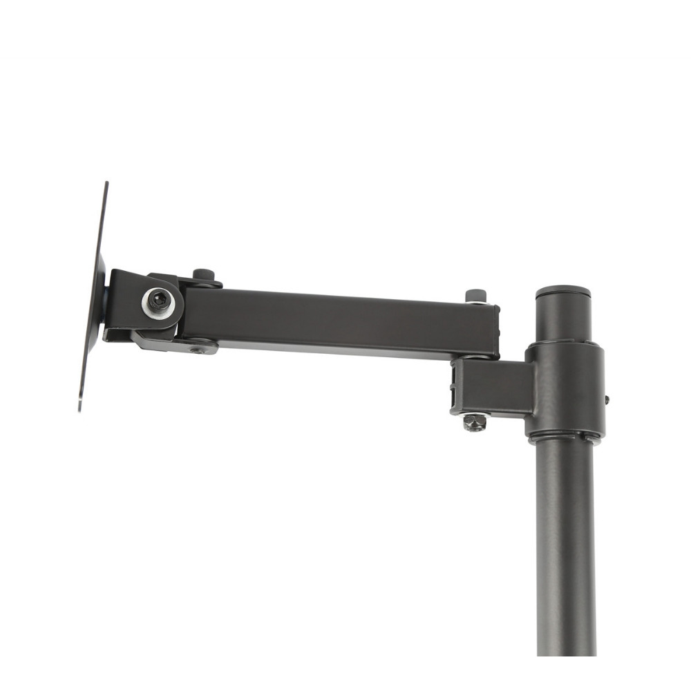 Wearson Single LCD Monitor Desk Mount Stand 60cm Height Adjustable Tilt 360 Swivel Thickened Steel VESA 100x100mm Fits 22"-42"