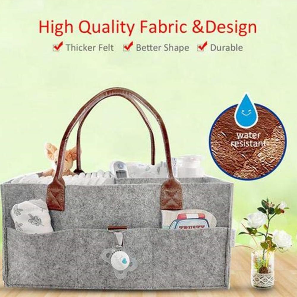 Baby Windel Caddie Tragbare Organizer Tasche Faltbare Fühlte Fächer Halfter Für Ändern Tisch Und Auto Kindergarten Wesentliche murmeln
