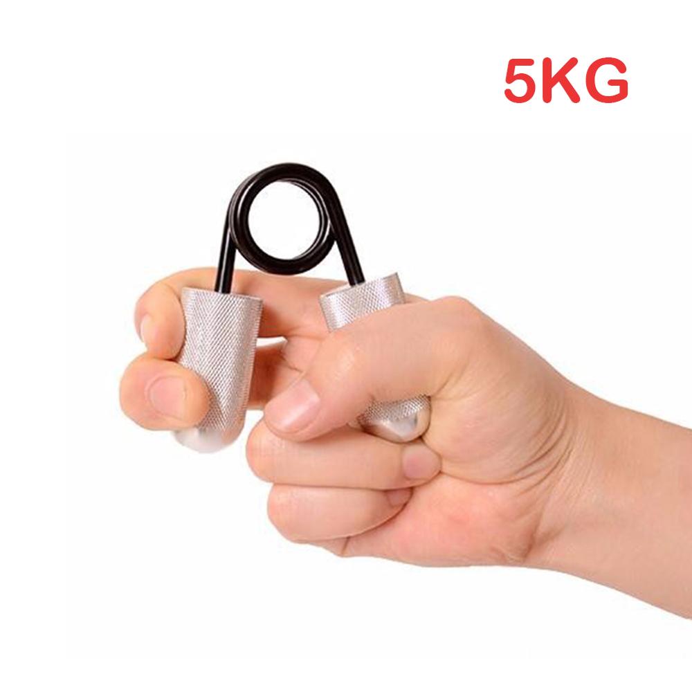 Aluminium handgrepp fingerband crossfit handgripare expander fitness muskulation träning bodybuilding fitness gymutrustning: 5kg