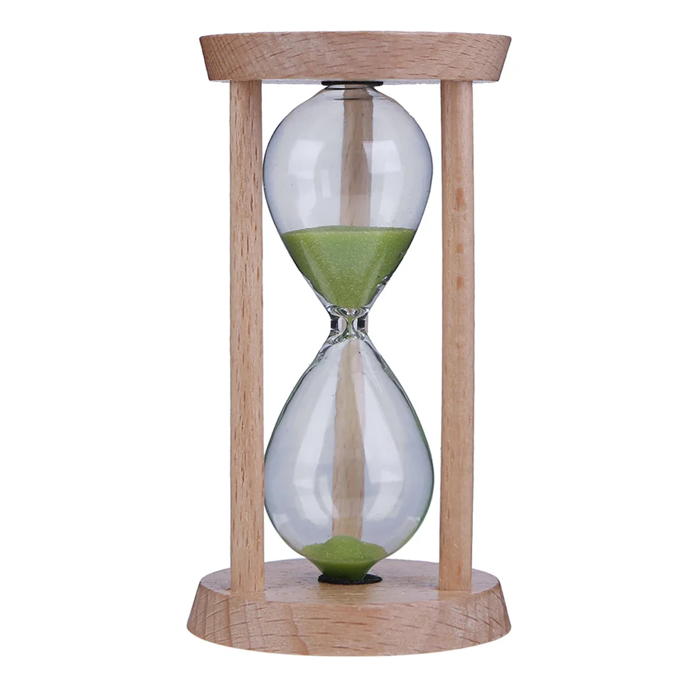 Reloj de arena artesanal, temporizador de reloj de arena de 3 minutos, reloj de arena, temporizador de cepillo de dientes para niños, decoración del hogar, de cumpleaños para niños: Gris