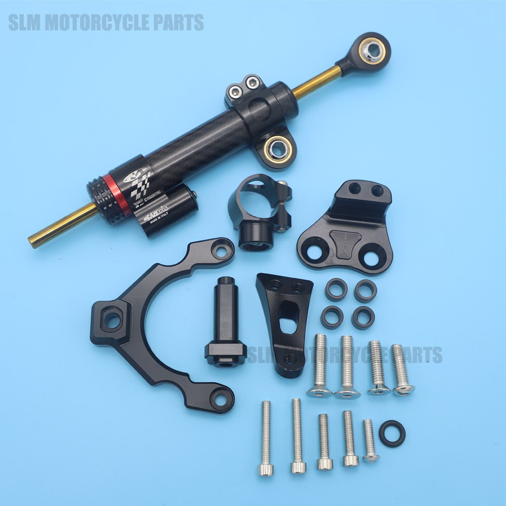 Motorcycles Adjustable Steering Stabilize Damper Bracket Kit For Kawasaki Z900