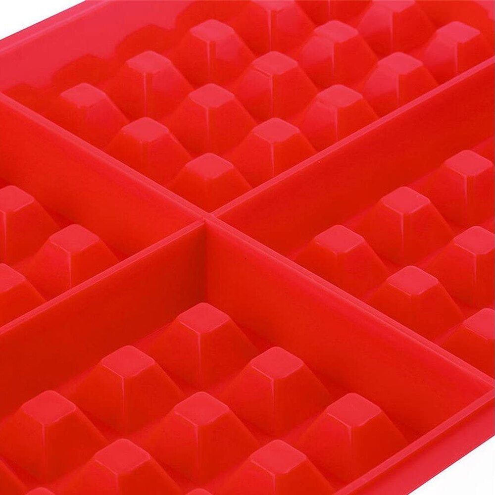 Silicone Cake Molds Bakeware Non-Stick Baking Pastry Tools DIY Pan Waffle Chiffon Jelly Pudding Mousse Red Kitchen accessories