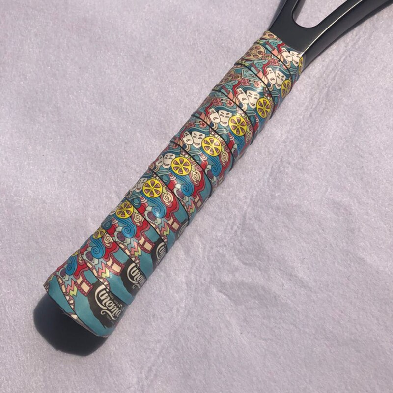 3Pcs Zarsia 2022 Afdrukken Anti-Slip Badminton Overgrips Tennis Racket Overgrips Squash Racket Grips: Sky Blue