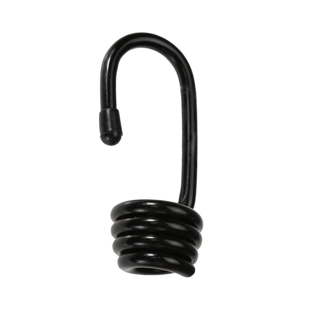 10 Stuks Plastic-Coated Bungee Shock Cord Haak Spiraal Draad Haken Voor 6Mm Elastisch Touw