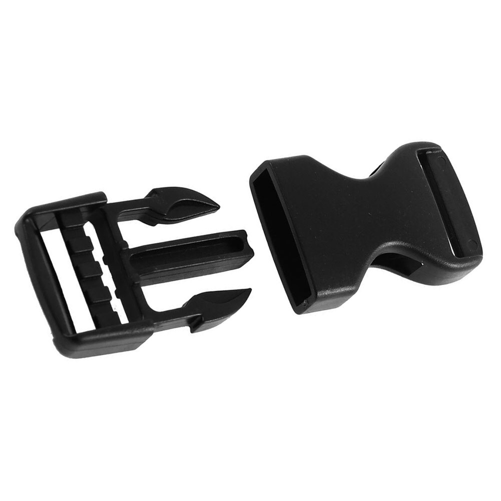 NFLC-7Pcs Plastic Side Release Squeeze Buckles for 2cm Webbing Strap Black