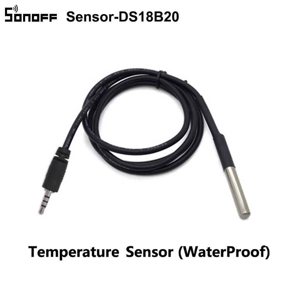 Original sonoff am2301 sensor de temperatura umidade ds18b20 sensor sonda alta accuracyfor sonoff th10 e sonoff th16: Sensor DS18B20