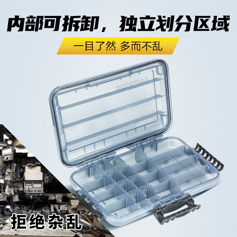Hardware Portable Tool Box Electrician Organizer Compartments Tool Box Multifunction Caja Herramientas Tools Packaging DG50TB