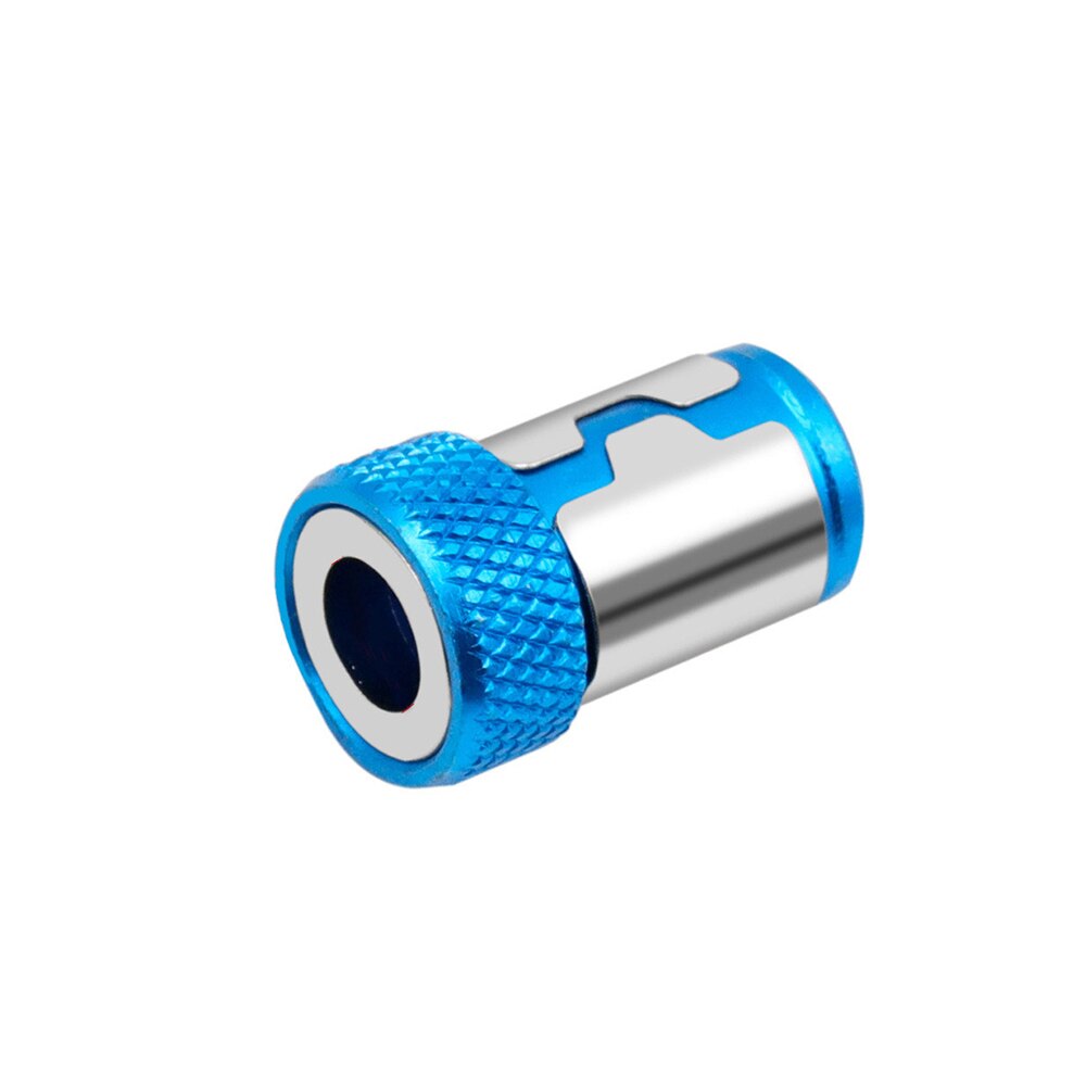 Porte-embout magnétique en alliage, anneau magnétique électrique, tournevis Anti-Corrosion, embout pour perceuse magnétique Phillip, magnétiseur puissant: blue