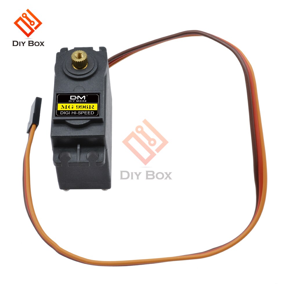 4PCS MG996 MG 996R MG996R DIY High Speed Metal Gears Digital RC Servo Motor High Torque Helicopter Car Boat Torque RC Car 1/8