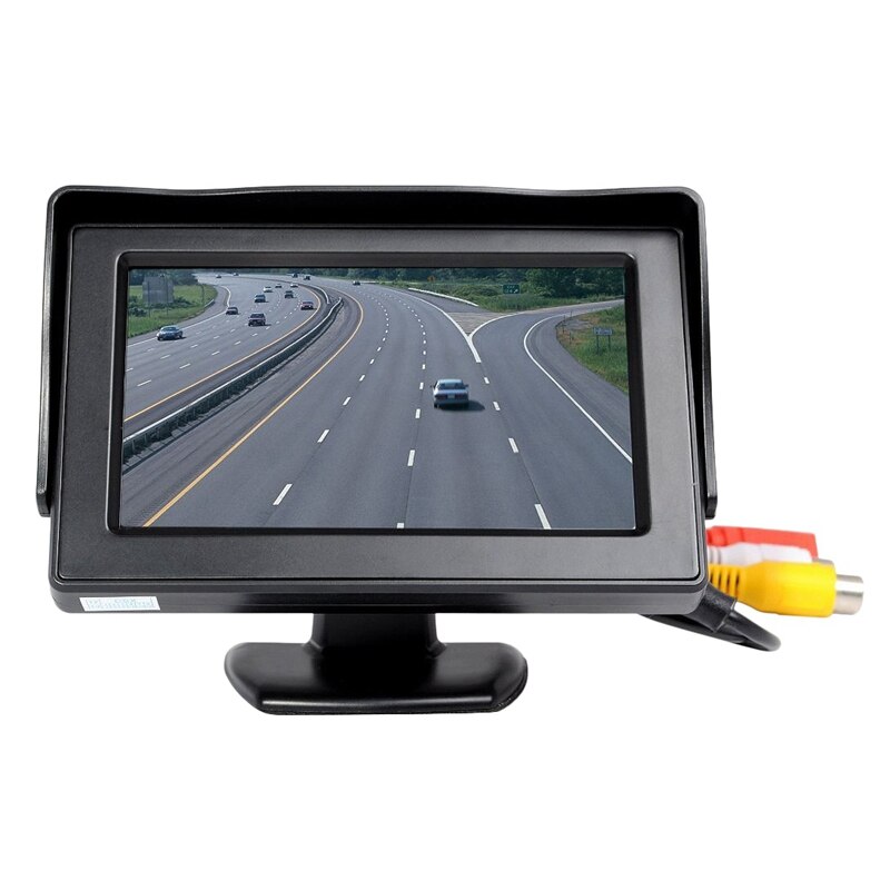 4.3 Inch Auto Hd Rear View Digitale Display Lcd Kleur Display Car Rear View Monitor Screen Met 2 Av-ingang voor Auto Achteruitrijcamera Cam