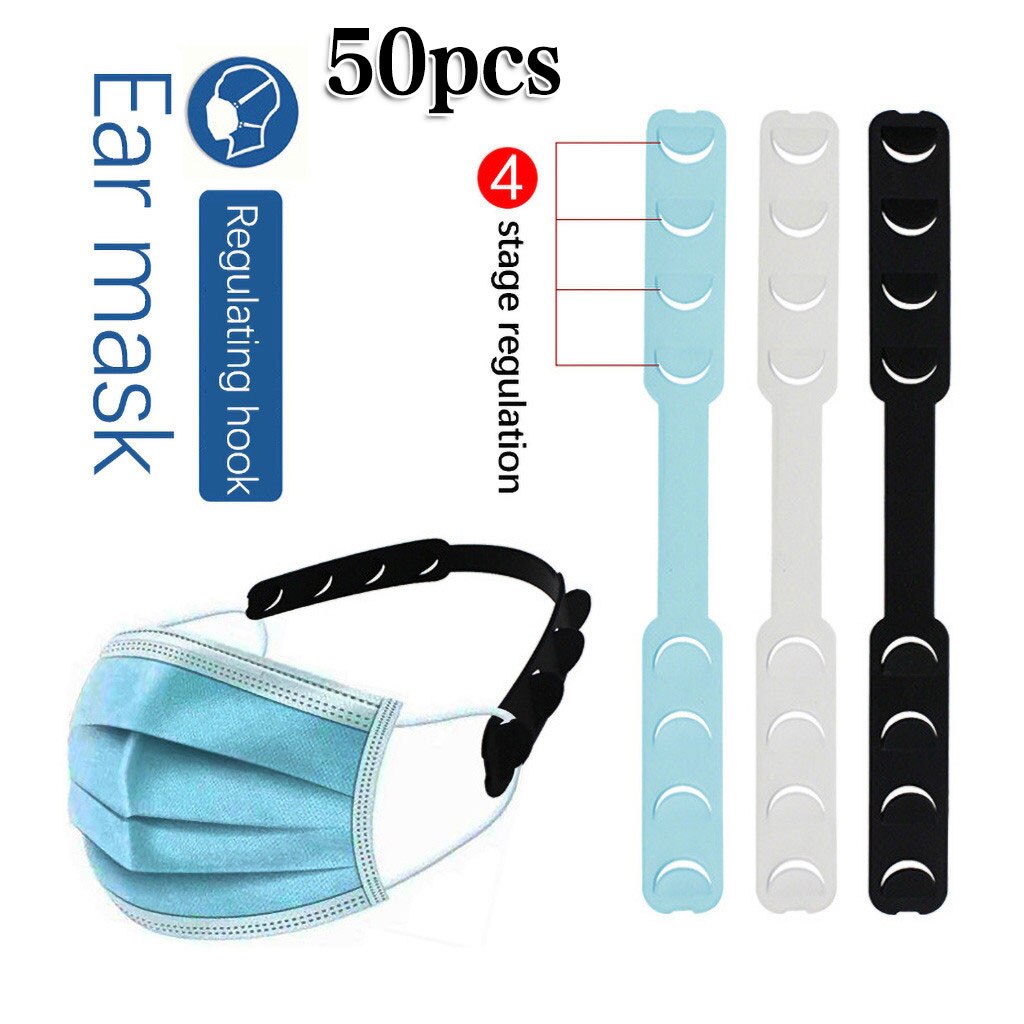 MegaPack-mascarillas con enganche para mascarillas, 50 Salvaorejas, ultraligero y ancho único en el mercado