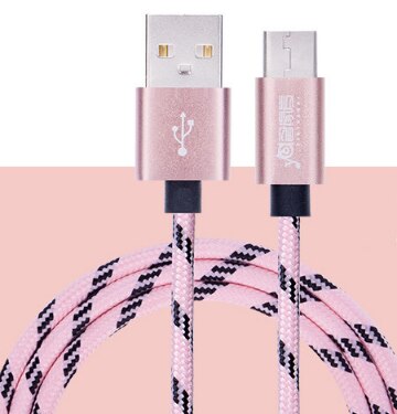 Universal Data Transmission Micro USB Charger Cable For Sumsung Galaxy S4 S5 S6 Note2 for HTC for Xiaomi for Huawei 5 colors: Rose gold