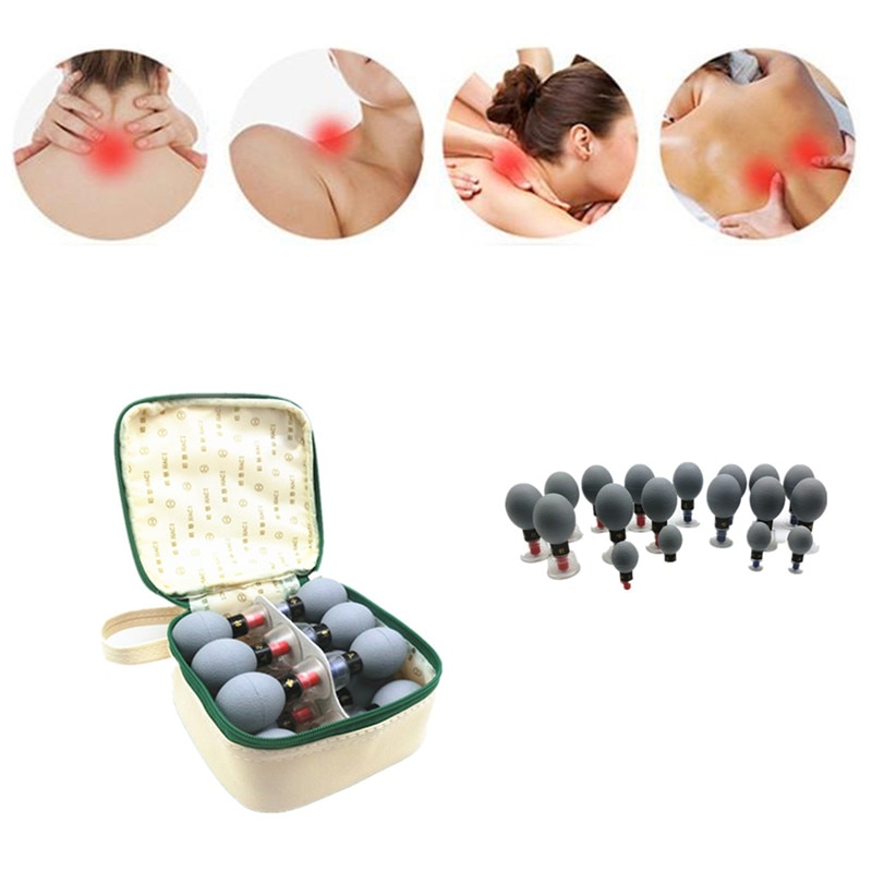 8 12 18Pcs Magnetische Therapie Vacuüm Cups Set Acupressuur Zuignap Acu-Punctie Massage Potten