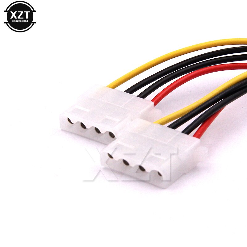 2pcs/lot 4 pin Molex to 2 ports 4 pin IDE M/F Computer case power cable power cord power Extension adapter