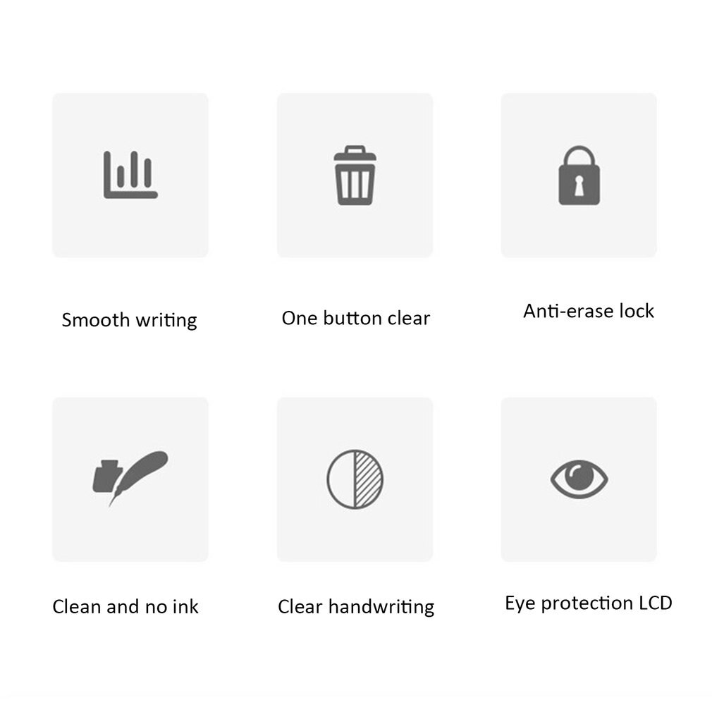 Digital grafisk ritning tablett barn skrivblocket elektronisk 8.5 tums lcd ultratunn anslagstavla med penna barn studieblocket