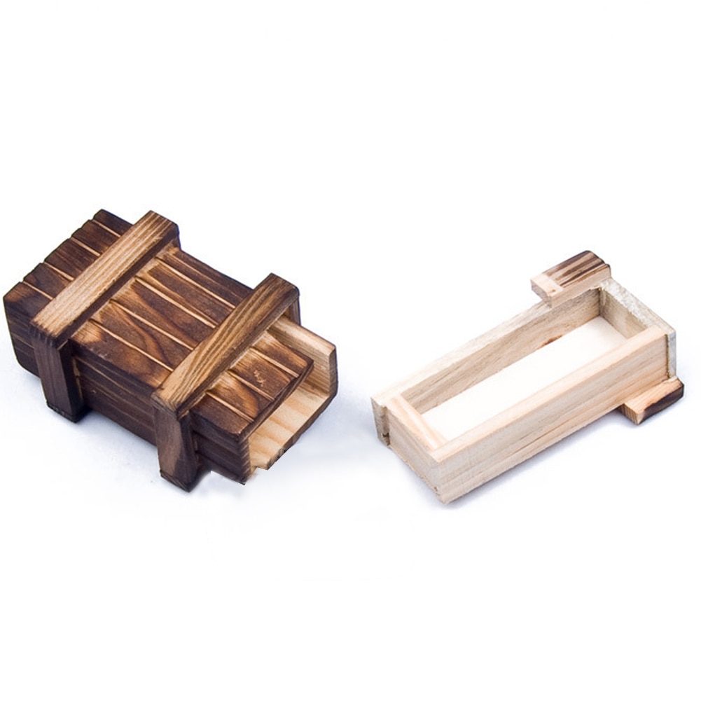 Vano di legno Trucco Magico Creative Box Rompicapo Logica Educational Fun Accessorio Magico Cassetto Puzzle Segreto Trucco Box